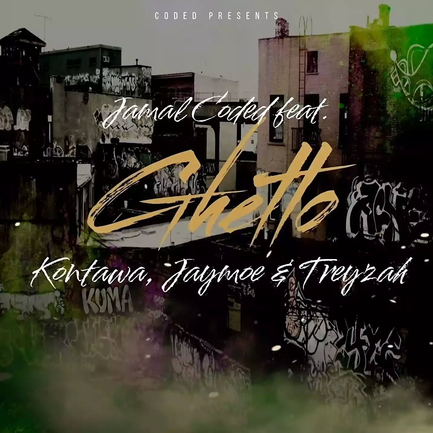 Jamal Coded ft Kontawa, Jay Moe & Treyzah - Ghetto Mp3 Download
